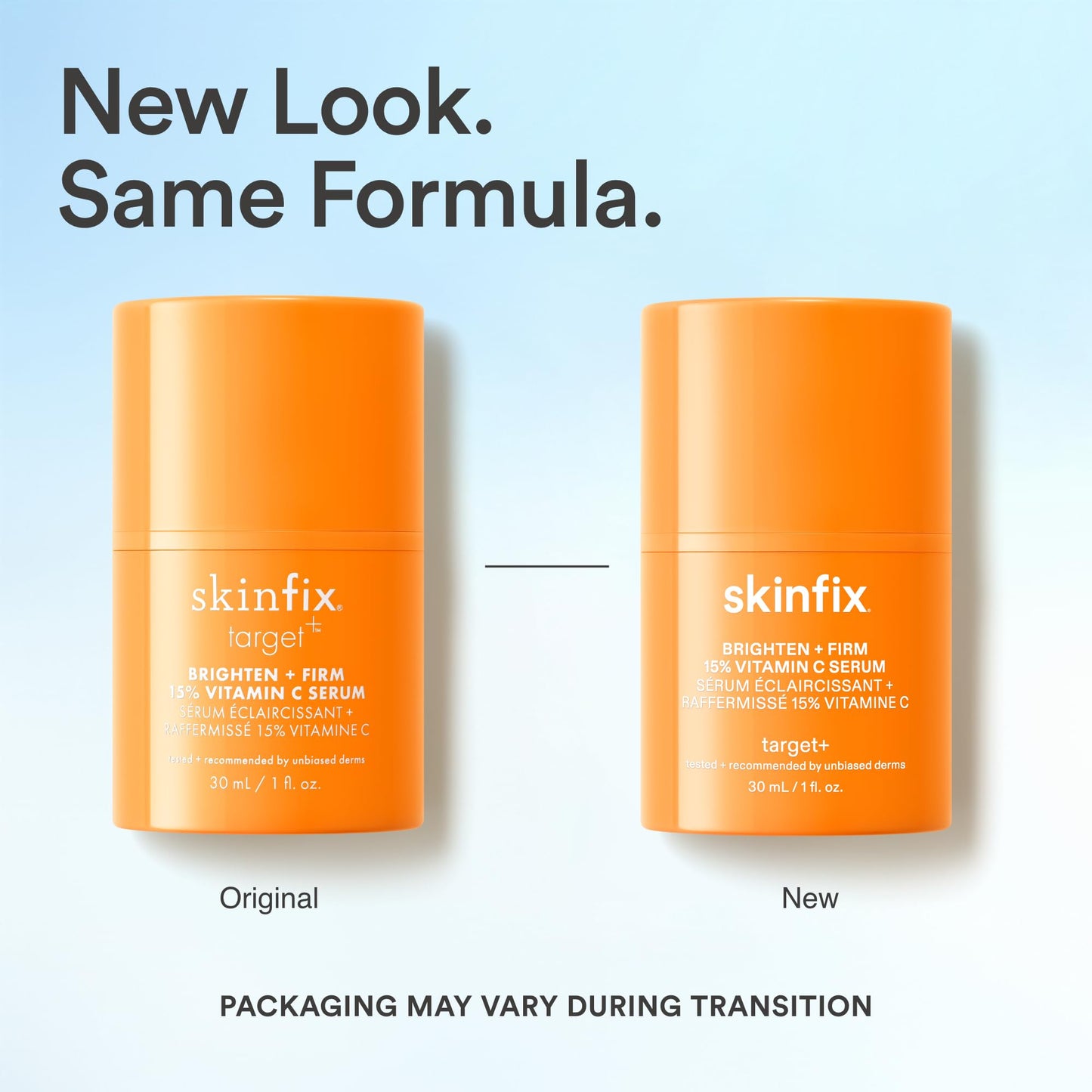 Skinfix Radiance + Repair Duo with Vitamin C - Includes Brighten + Firm 15% Vitamin C Serum (1 fl oz) & Triple Lipid-Peptide Cream (1.7 fl oz) - Vegan, Cruelty Free