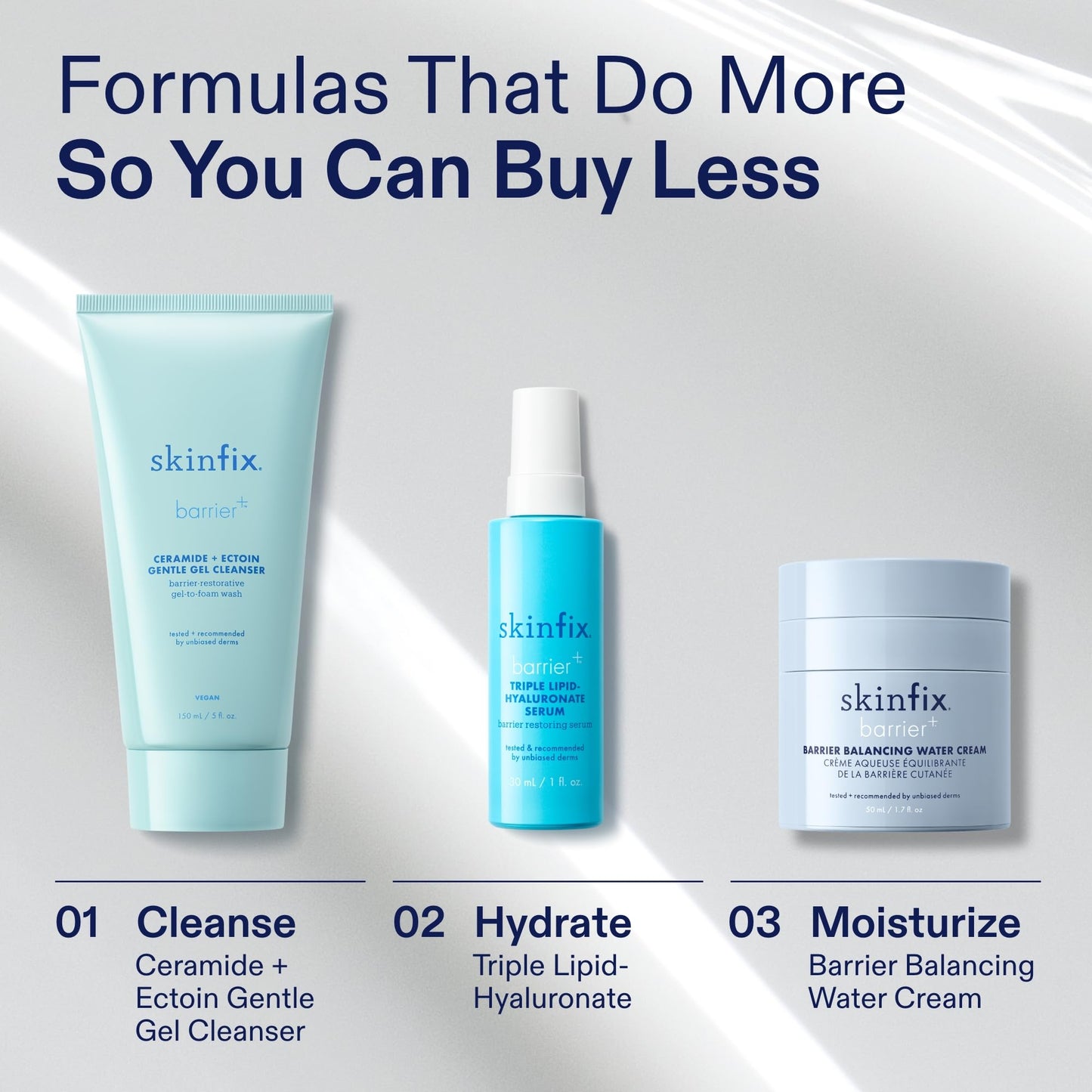 Skinfix Triple Lipid-Hyaluronate Serum - 1 oz - Hydrating Face Serum for Lasting Moisture and Radiance - Visibly Smooths Fine Lines - Non-Comedogenic - Vegan, Cruelty Free