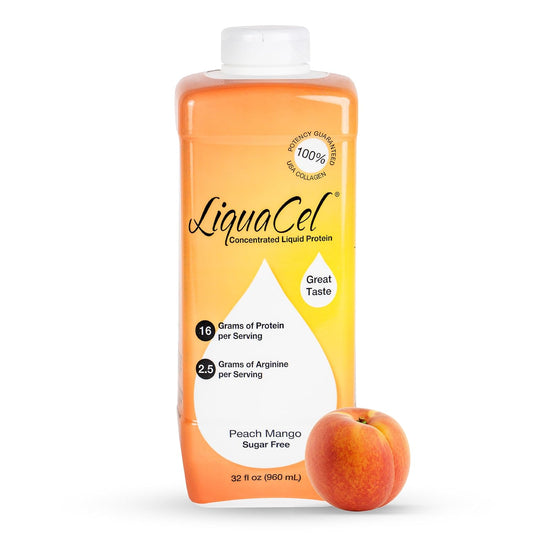 LiquaCel Liquid Protein, Peach Mango Flavor, 32 oz Bottle