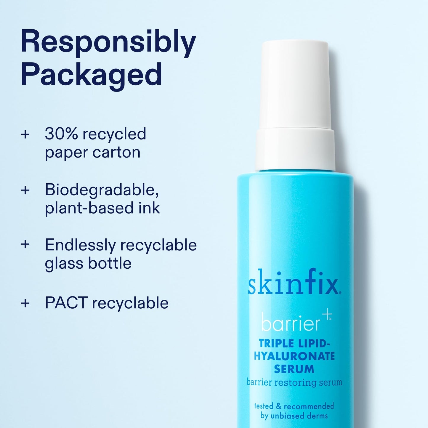 Skinfix Triple Lipid-Hyaluronate Serum - 1 oz - Hydrating Face Serum for Lasting Moisture and Radiance - Visibly Smooths Fine Lines - Non-Comedogenic - Vegan, Cruelty Free