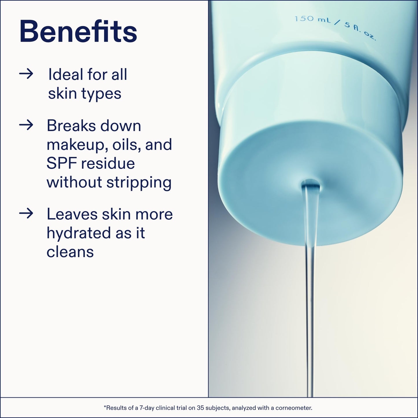 Skinfix Balancing Cleanse + Moisturize Set with Hyaluronic Acid - Includes Mini Ceramide + Ectoin Gentle Gel Cleanser (1.5 fl oz) & Mini Barrier Balancing Water Cream (0.5 fl oz) - Vegan, Cruelty Free