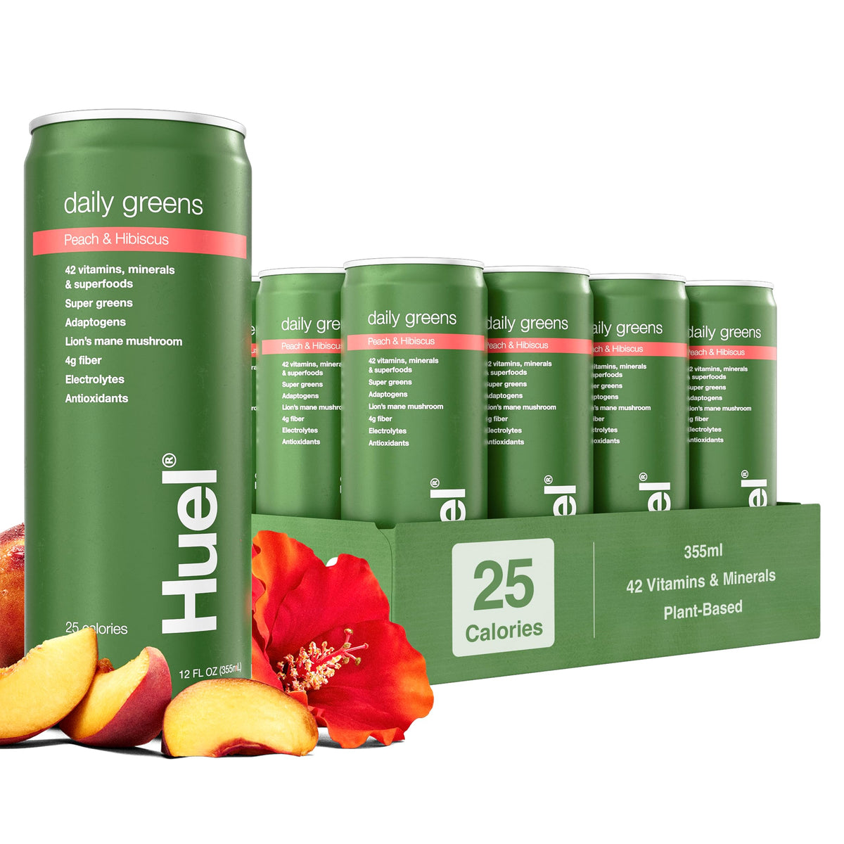 Huel Daily Greens Ready-to-Drink | Superfood Super Greens | 4g Fiber