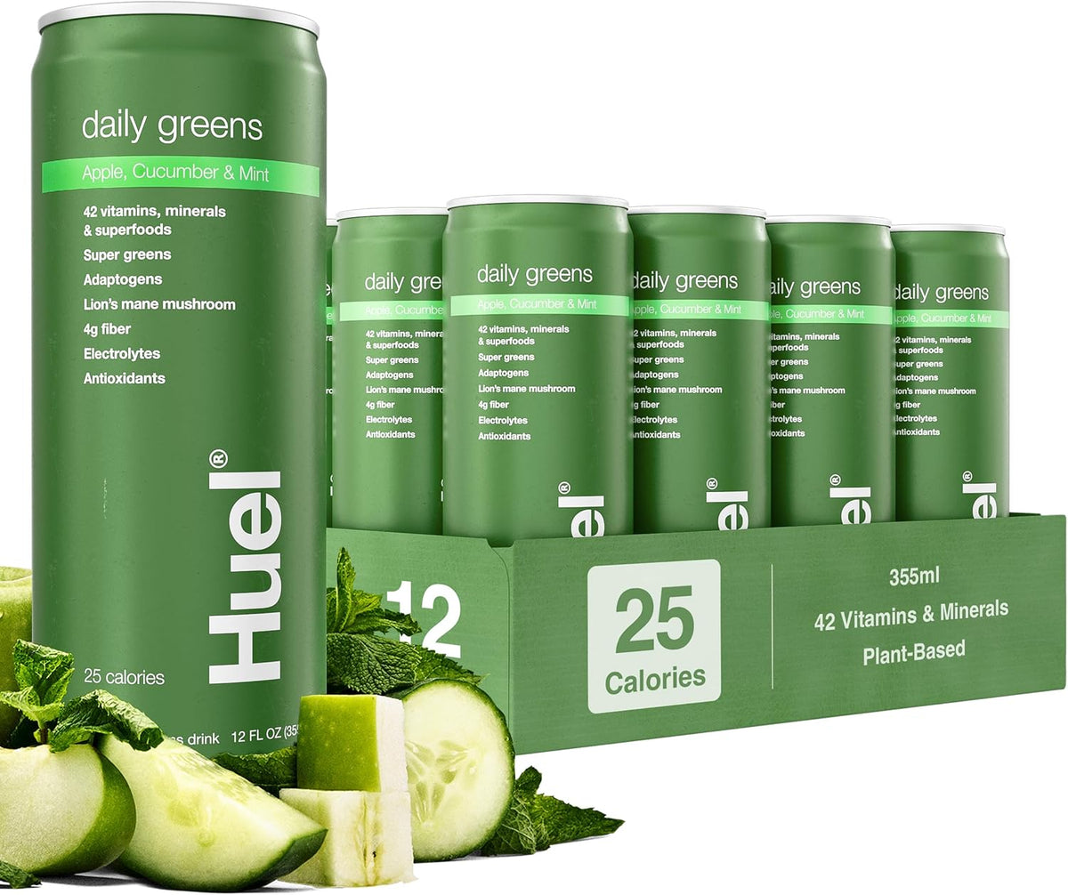 Huel Daily Greens Ready-to-Drink | Superfood Super Greens | 4g Fiber