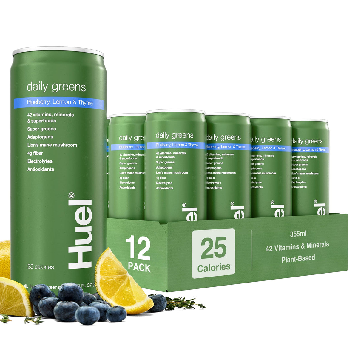 Huel Daily Greens Ready-to-Drink | Superfood Super Greens | 4g Fiber